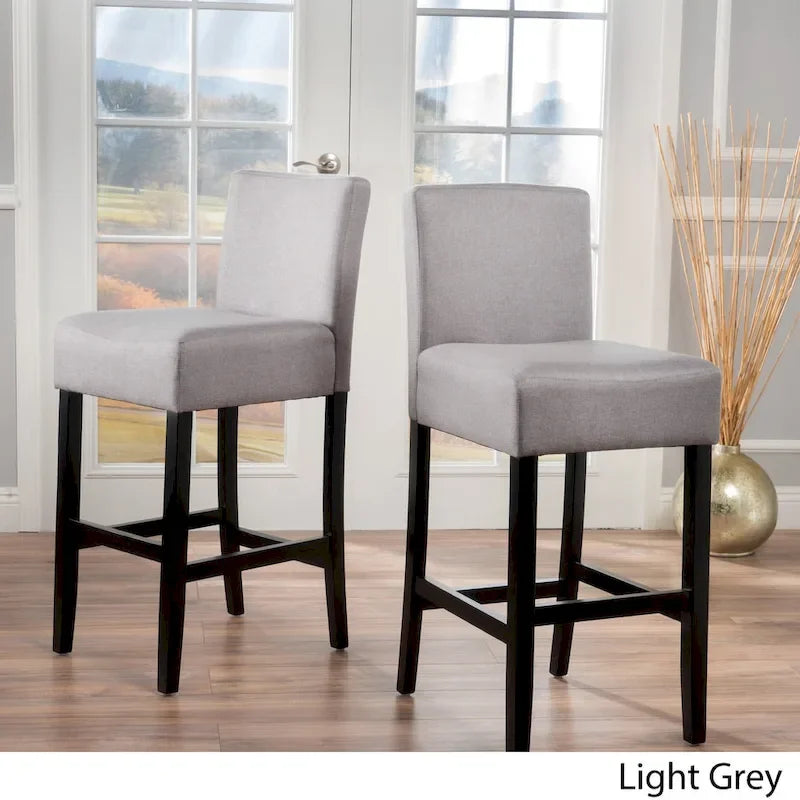 Lopez 30-inch Fabric Barstool (Set of 2) by