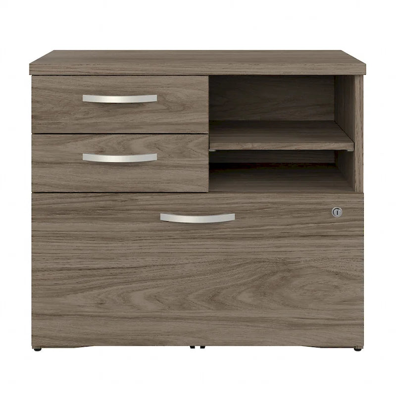 Hybrid Office Storage Cabinet with Drawers by