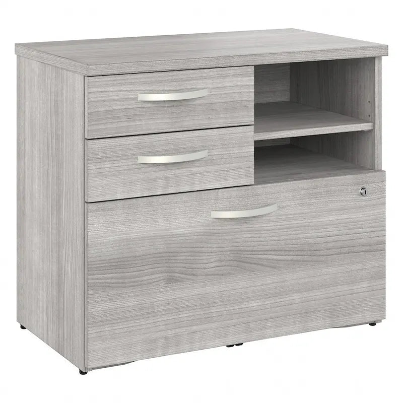 Hybrid Office Storage Cabinet with Drawers by
