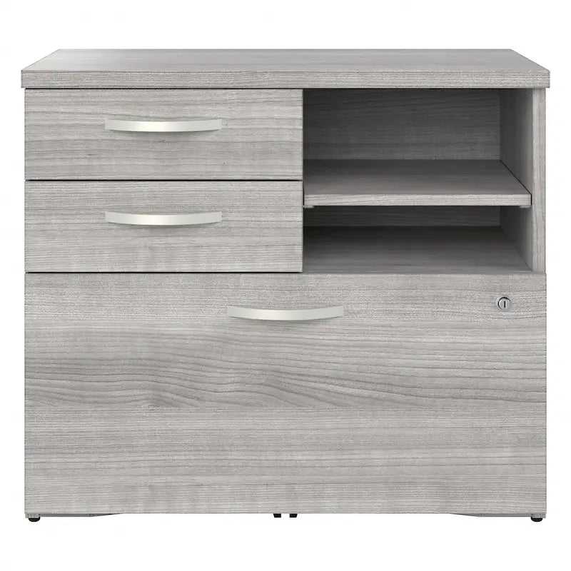 Hybrid Office Storage Cabinet with Drawers by