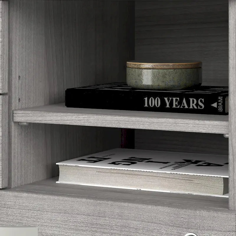 Hybrid Office Storage Cabinet with Drawers by