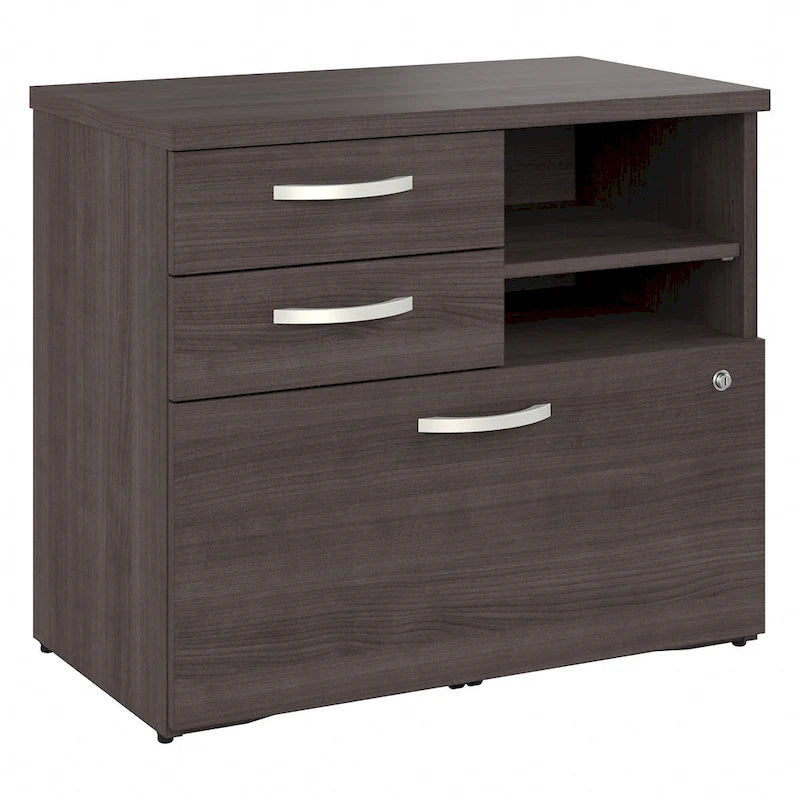 Hybrid Office Storage Cabinet with Drawers by