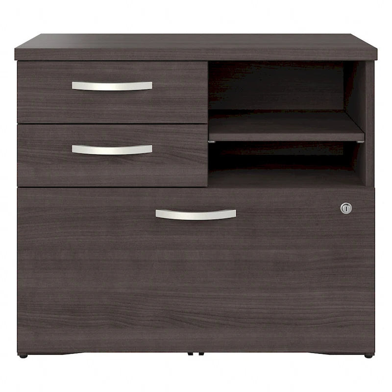 Hybrid Office Storage Cabinet with Drawers by
