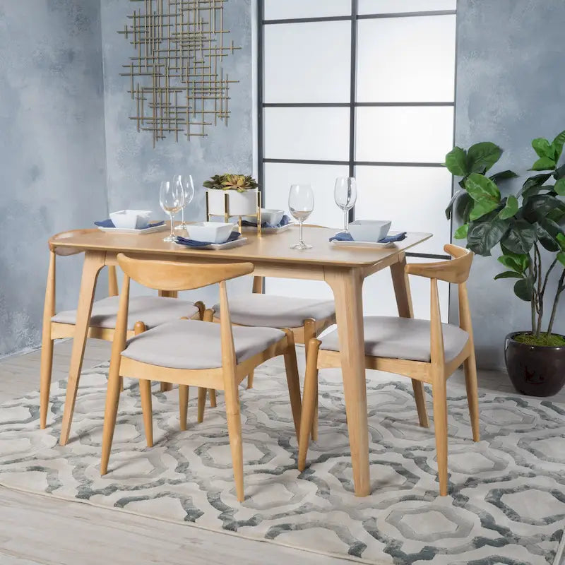 Francie Mid-century 5-piece Dining Set by