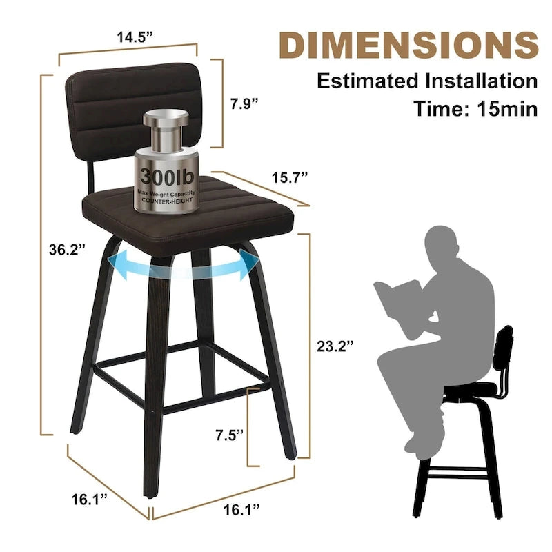 Swivel Bar Stools Bentwood Counter Height Bar Stools