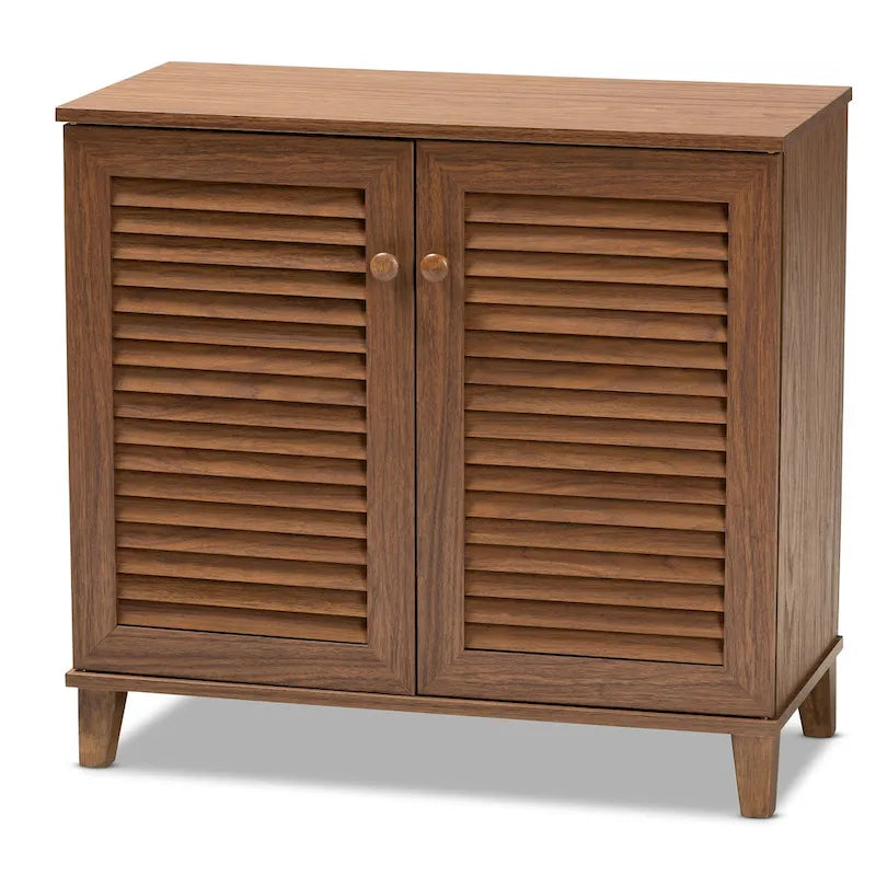  Zdolbuniv Dark Grey 4-shelf Shoe Storage Cabinet