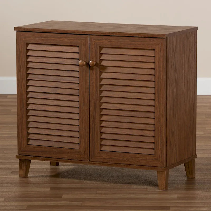 Zdolbuniv Dark Grey 4-shelf Shoe Storage Cabinet