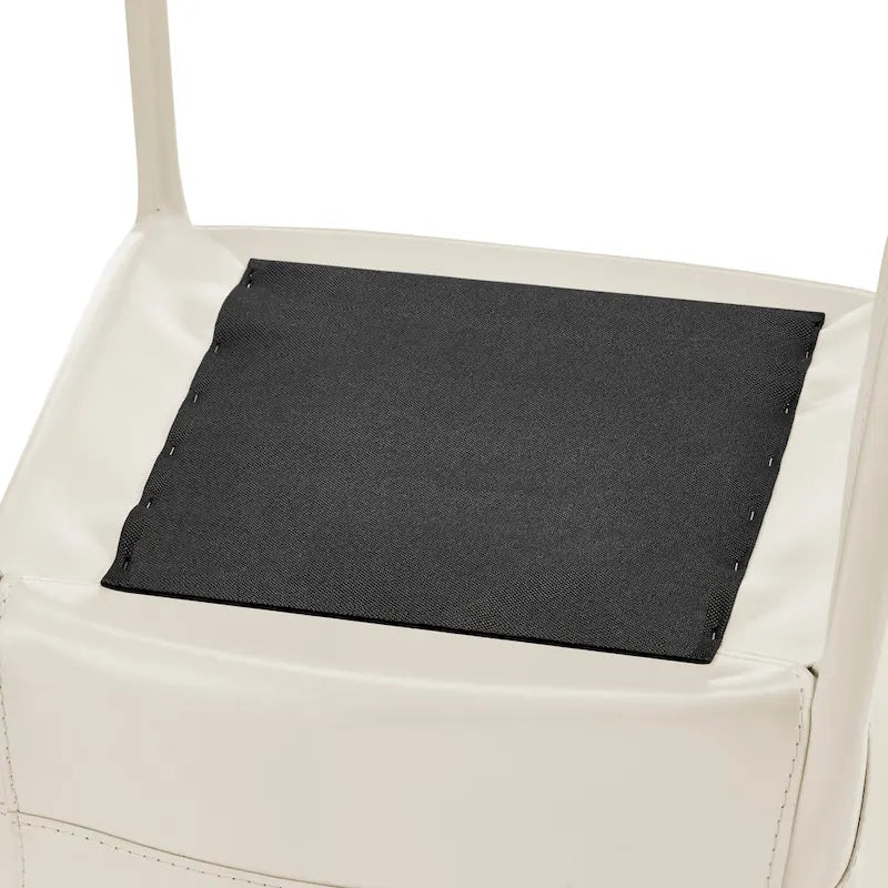 Callie Recycled Leather Dining Arm Chair