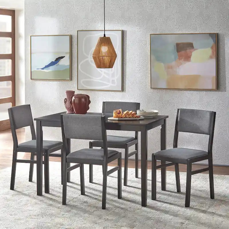 Simple Living Jules 5-piece Solid Wood Dining Set
