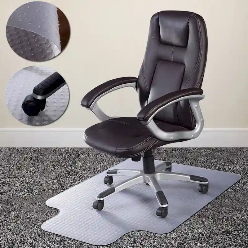  PVC Studded Office Chair Mat for Standard Carpet Pile