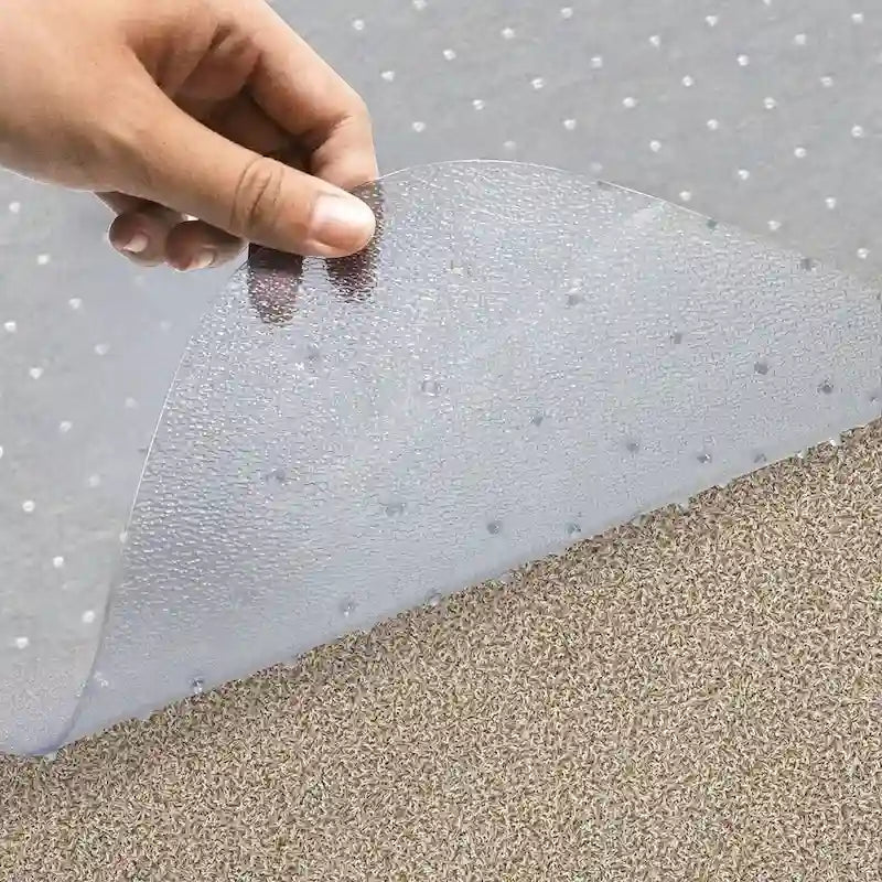 PVC Studded Office Chair Mat for Standard Carpet Pile