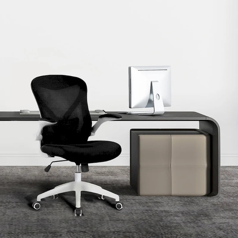Cole Ergonomic Mesh Office Chair with Nylon Base and Tilt Mechanism