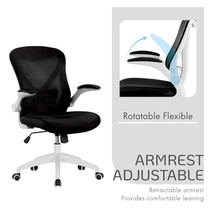 Cole Ergonomic Mesh Office Chair with Nylon Base and Tilt Mechanism