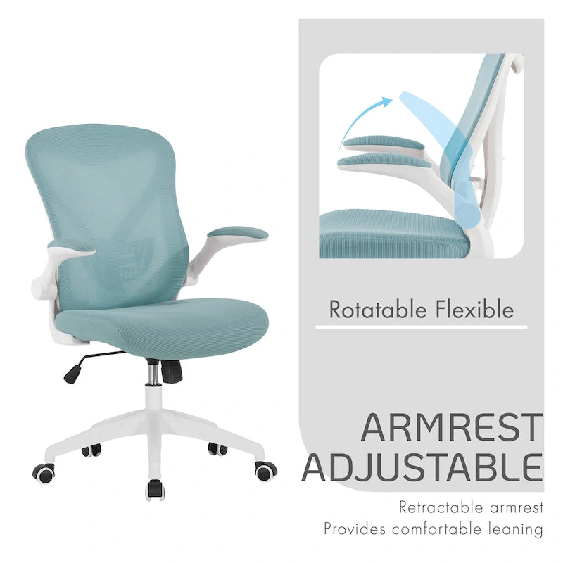 Cole Ergonomic Mesh Office Chair with Nylon Base and Tilt Mechanism
