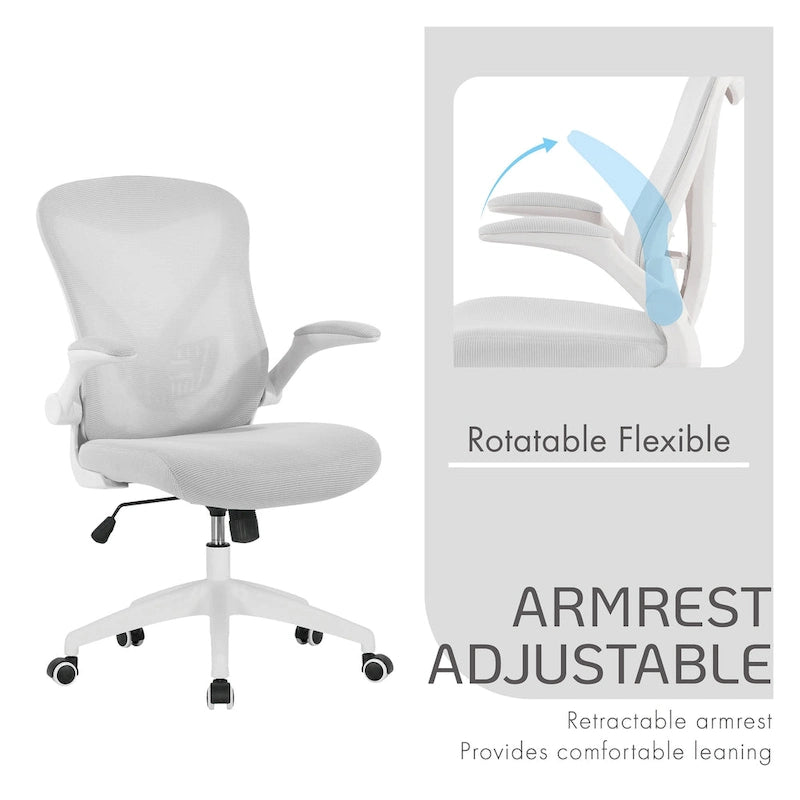 Cole Ergonomic Mesh Office Chair with Nylon Base and Tilt Mechanism
