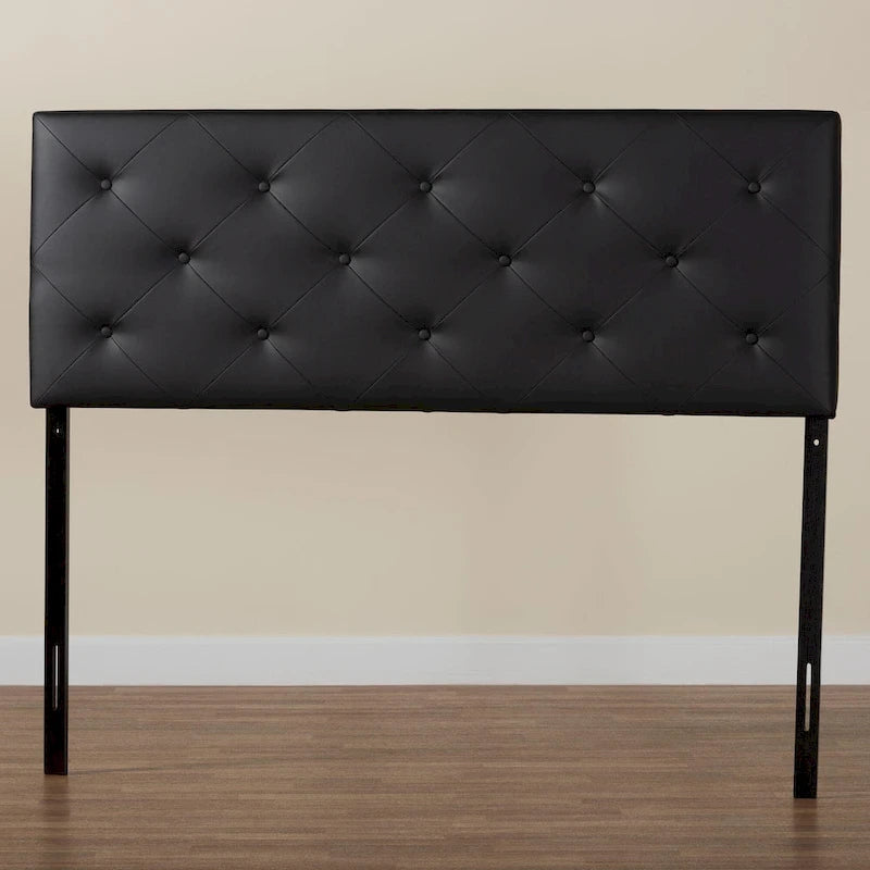 Porch & Den Minnehaha Contemporary Faux Leather Headboard