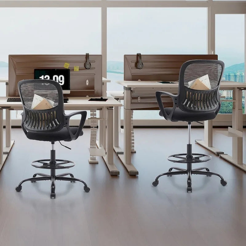 Drafting Chair - Tall Office Chair for Adjustable Standing Desks