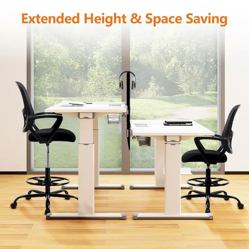 Drafting Chair - Tall Office Chair for Adjustable Standing Desks