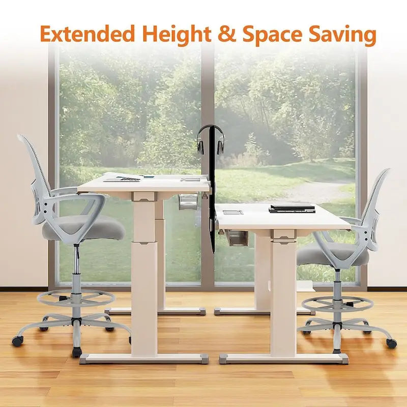 Drafting Chair - Tall Office Chair for Adjustable Standing Desks