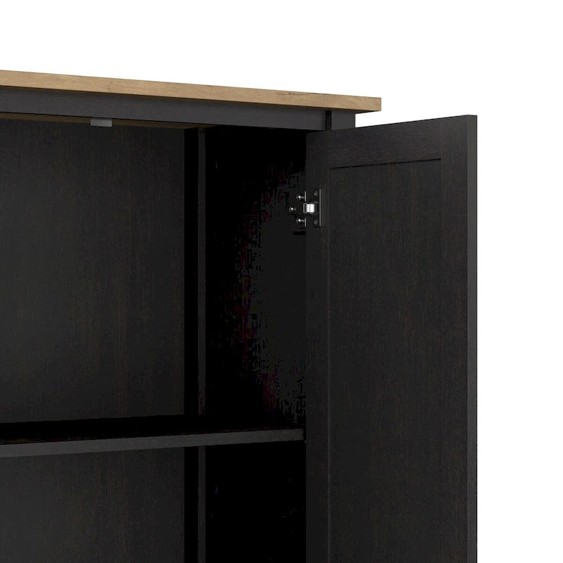 Mayfield Tall Storage Cabinet with Doors by Bush Furniture